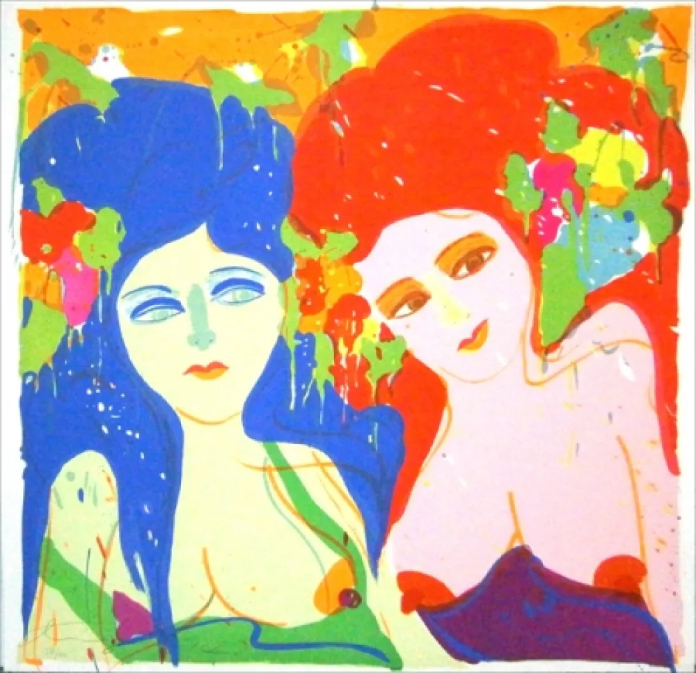 石版画 Ting - Camille et Cecile