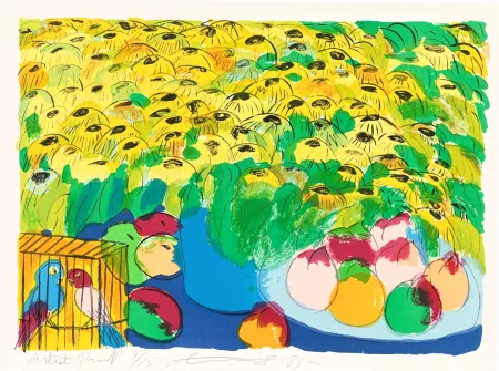 石版画 Ting - Composition