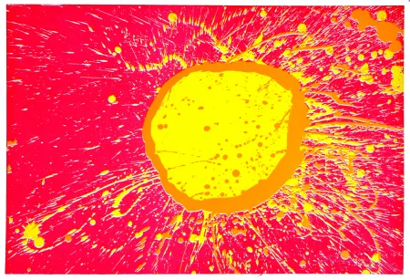 石版画 Ting - Good Morning (rouge)