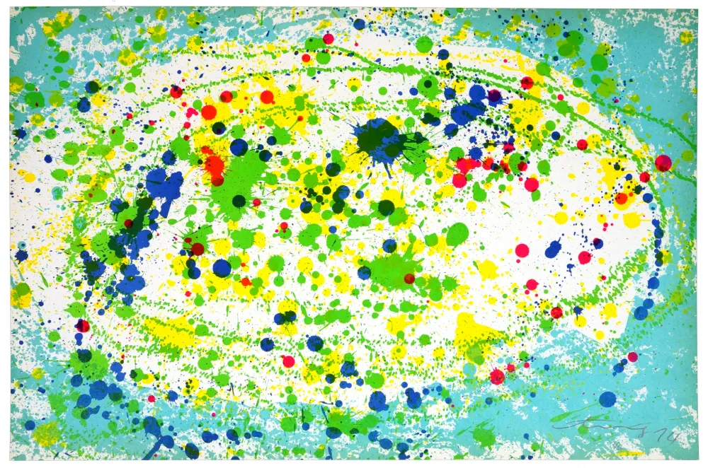 石版画 Ting - Good Morning (turquoise)