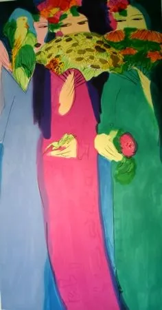 版画 Ting - Just the three of us