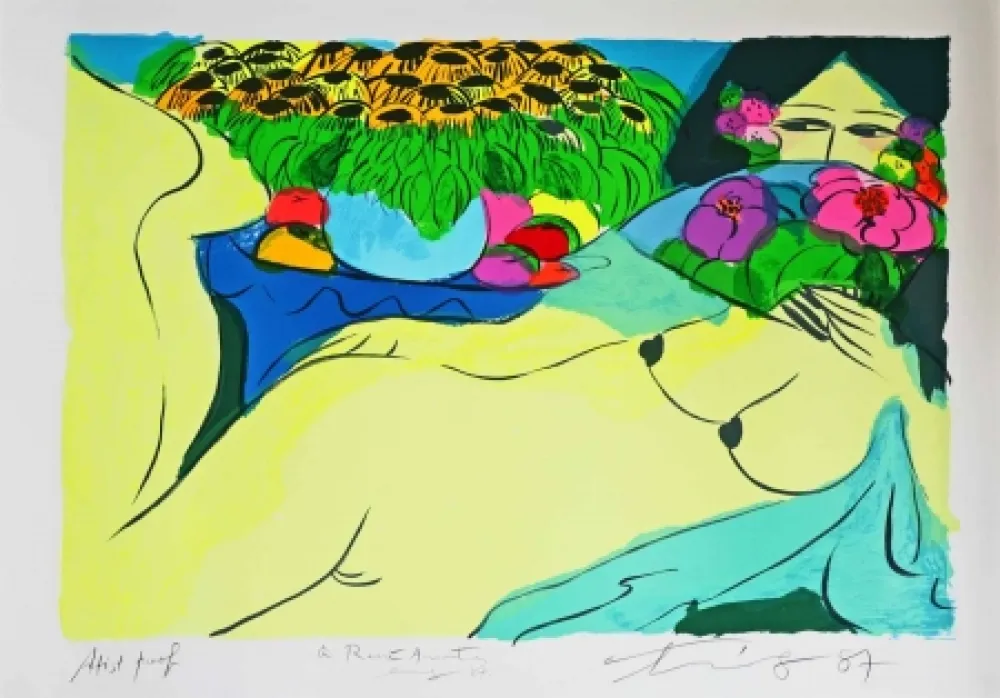 石版画 Ting - Sans titre