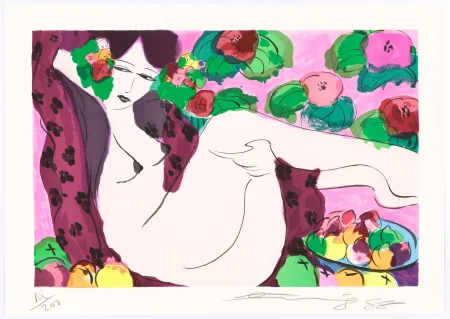 石版画 Ting - Spotted blanket 