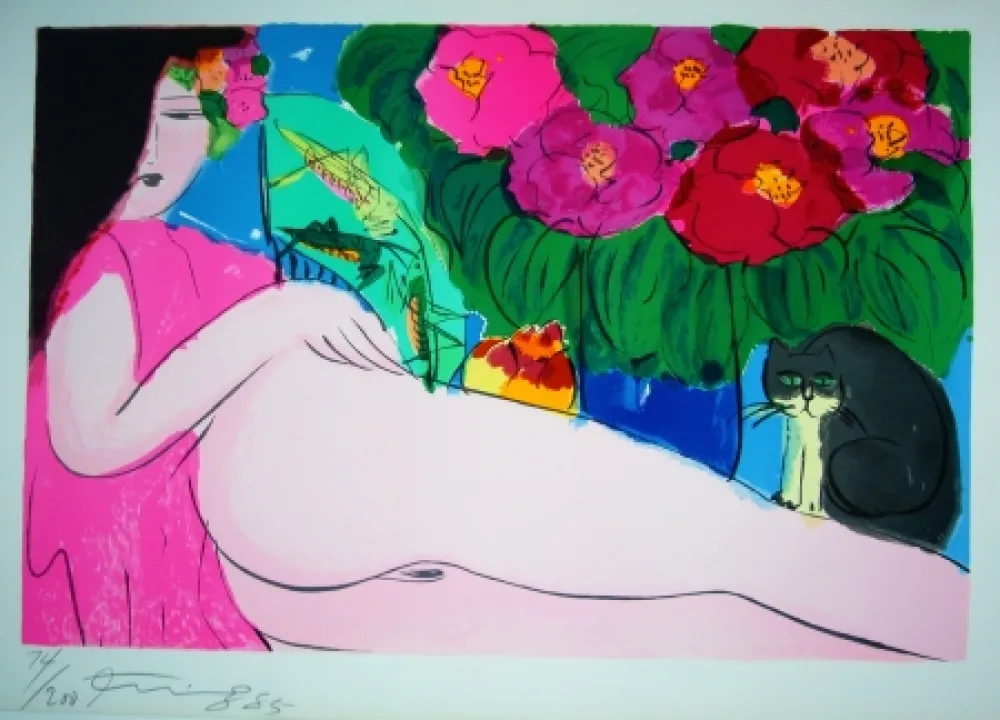 石版画 Ting - Woman 13