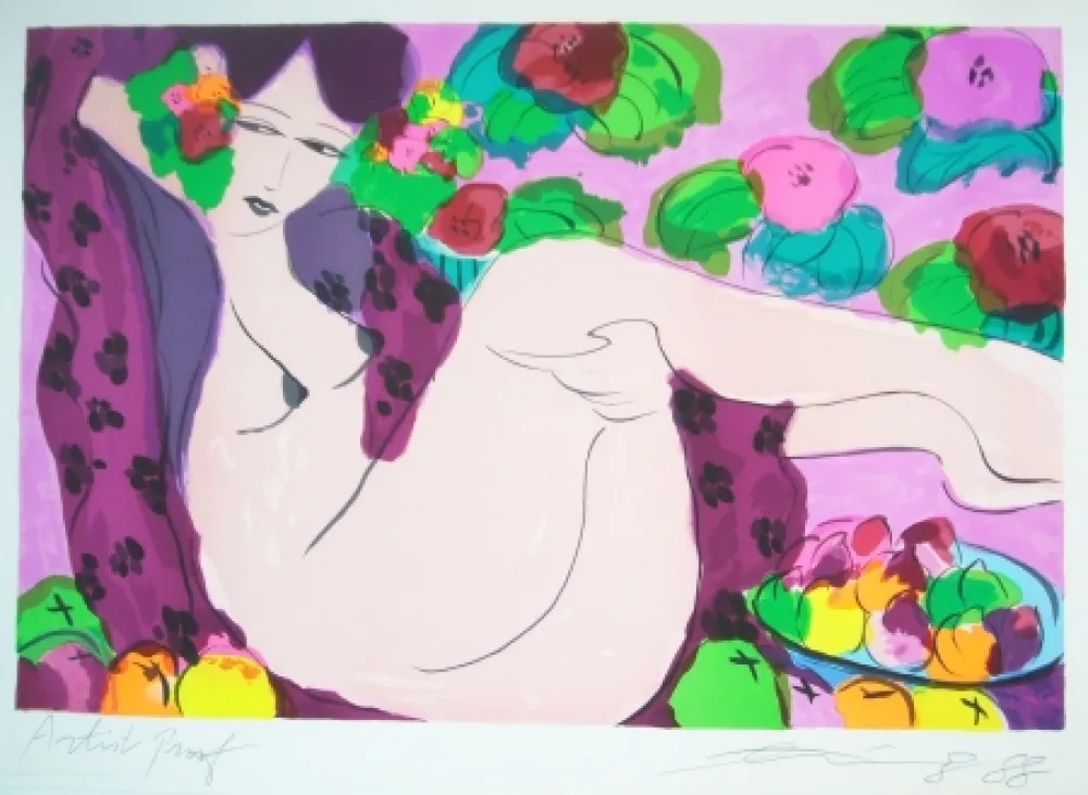 石版画 Ting - Woman 16