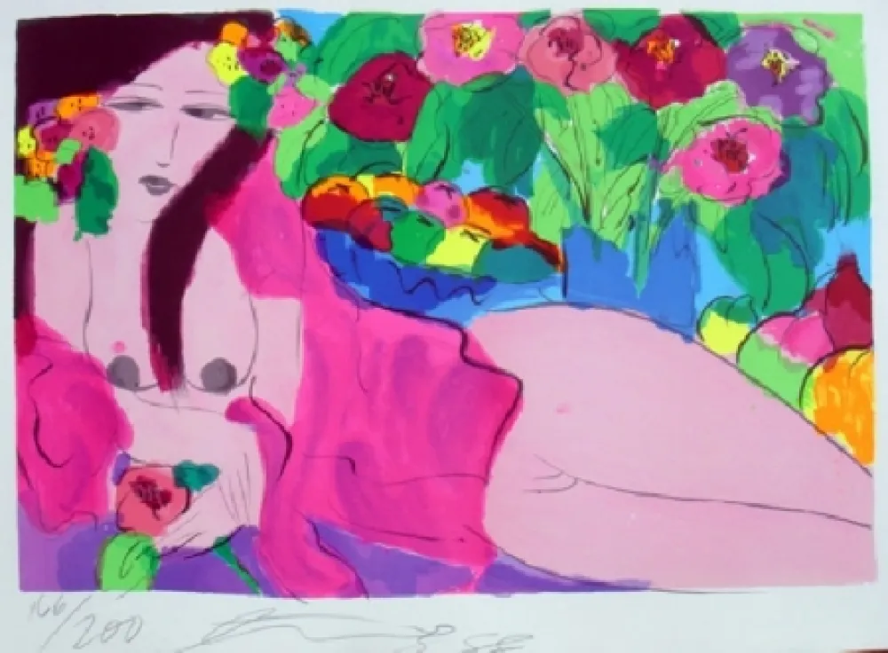 石版画 Ting - Woman 2