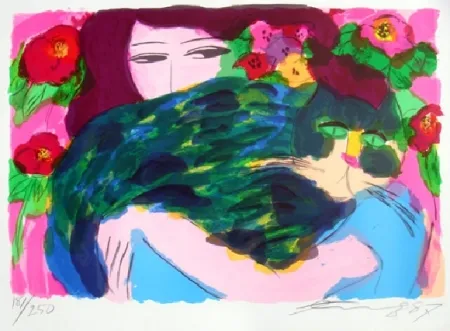 石版画 Ting - Woman 3