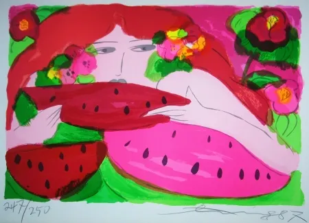 石版画 Ting - Woman 4