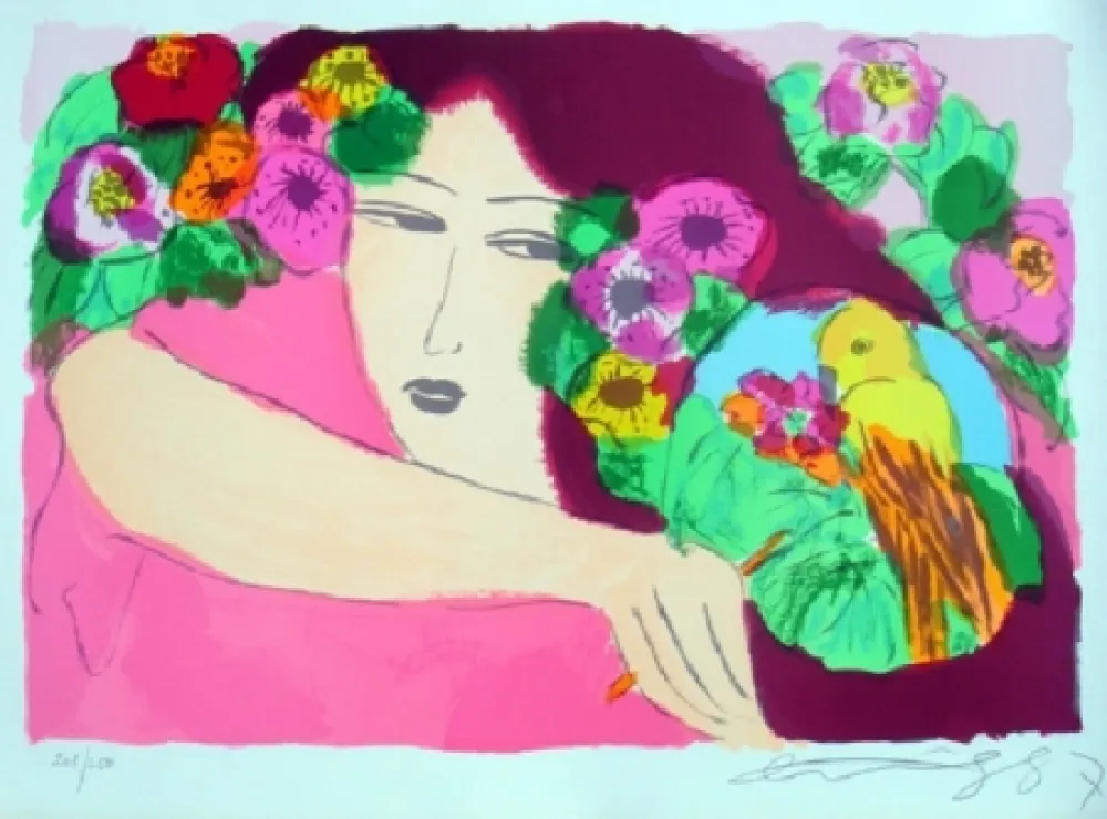 石版画 Ting - Woman 5