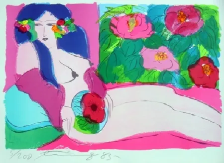 石版画 Ting - Woman 7