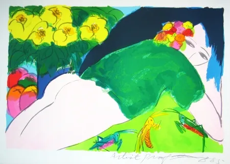 石版画 Ting - Woman 9