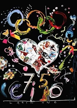 石版画 Tinguely - Jeux olympiques 92