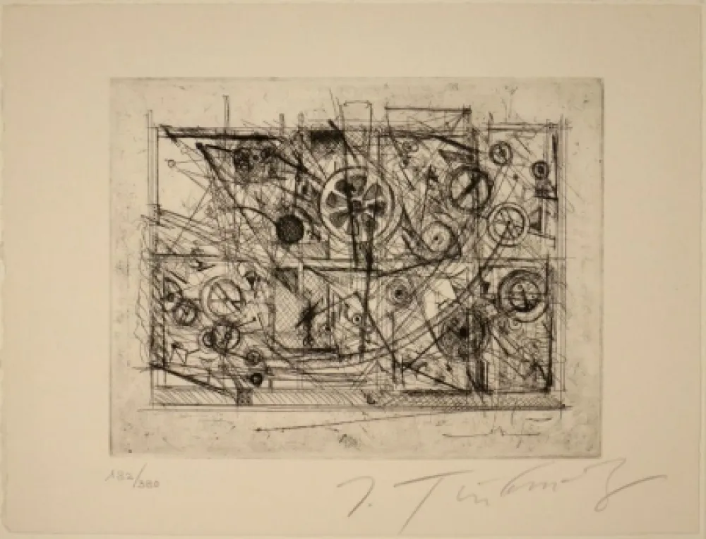 蚀刻版画 Tinguely - Metaharmonie III