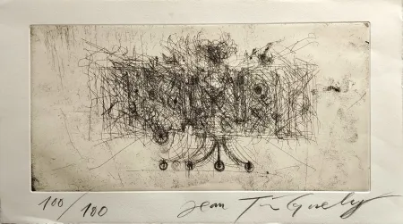 蚀刻版画 Tinguely - Tinguely par Tinguely