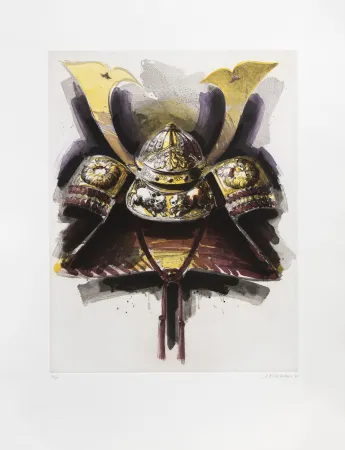 版画 Titus Carmel - Casque de Nikko III