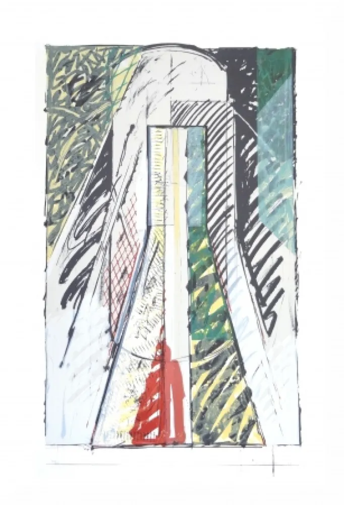 石版画 Titus Carmel - Intérieur 2