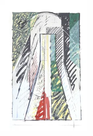 石版画 Titus Carmel - Intérieur 2