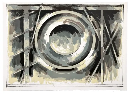 石版画 Titus Carmel - Sans titre 1