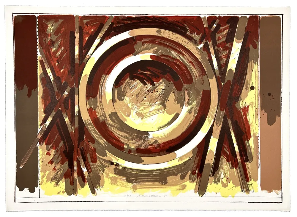 石版画 Titus Carmel - Sans titre 2