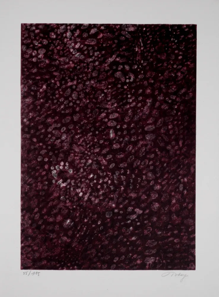 石版画 Tobey - Du fond d'un songe, 1978 - Hand-signed