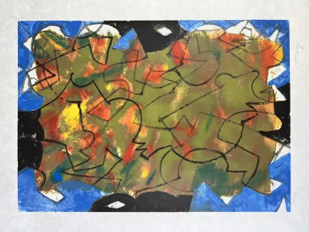 石版画 Tobey - Glowing Fall