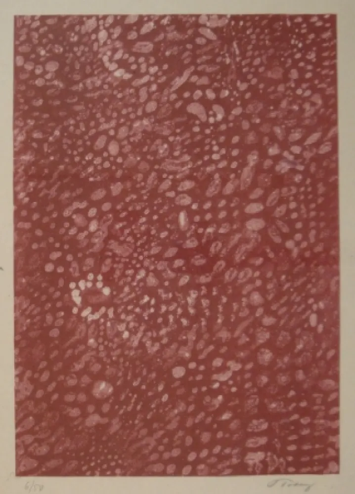 石版画 Tobey - Komposition.