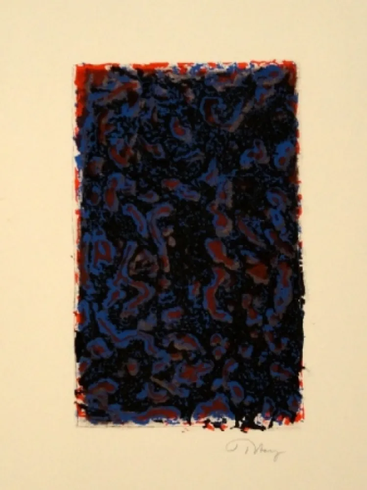 石版画 Tobey - Komposition