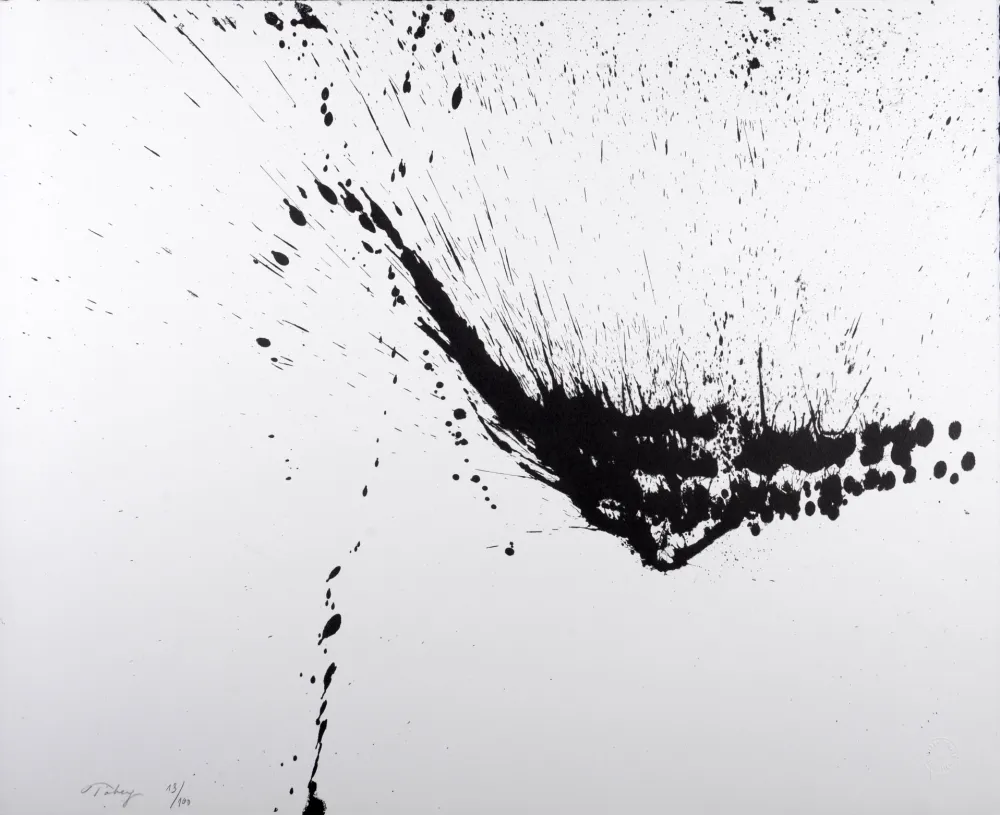 石版画 Tobey - Sumi - Hand-signed