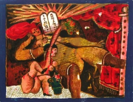 石版画 Tobiasse - Cantique des cantiques v