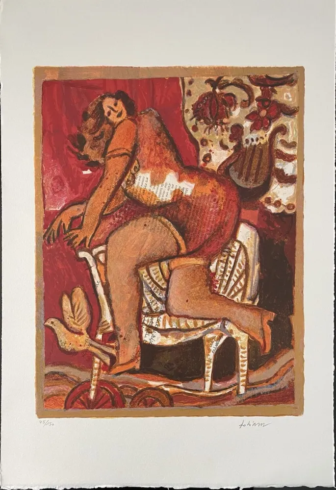 石版画 Tobiasse - Cantiques des Cantiques