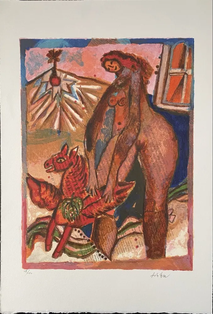 石版画 Tobiasse - Cantiques des Cantiques