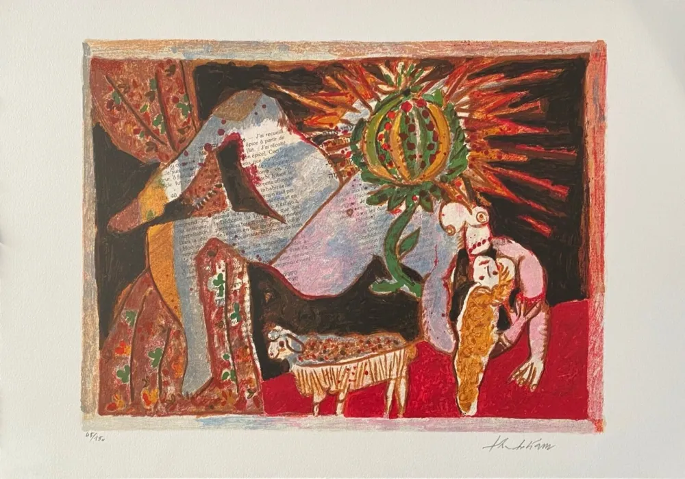 石版画 Tobiasse - Cantiques des Cantiques