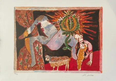 石版画 Tobiasse - Cantiques des Cantiques