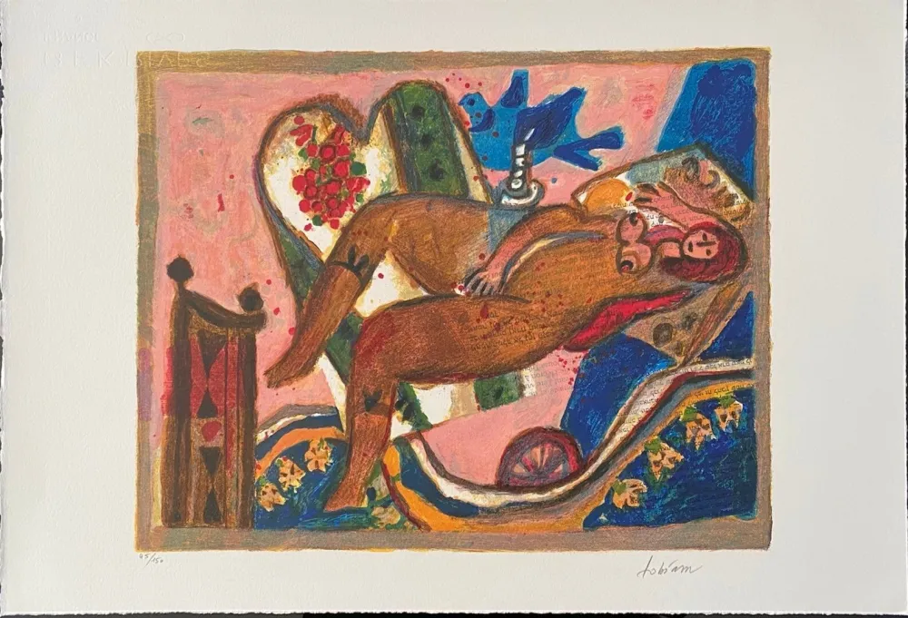 石版画 Tobiasse - Cantiques des Cantiques