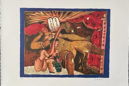 石版画 Tobiasse - Cantiques des Cantiques