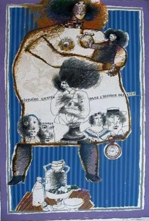 石版画 Tobiasse - Composition