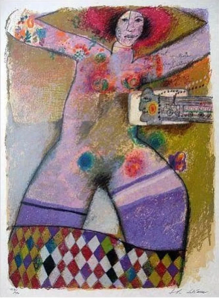 石版画 Tobiasse - Composition