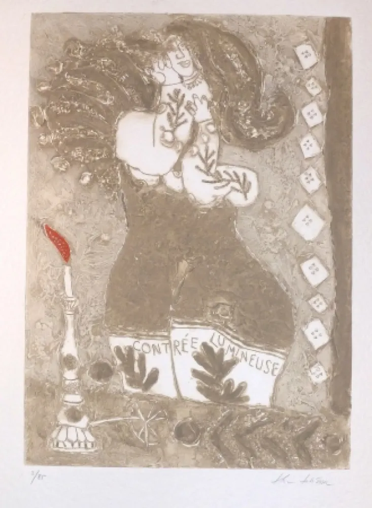 金刚砂版画 Tobiasse - Contrée lumineuse