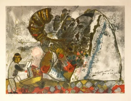 石版画 Tobiasse - 		