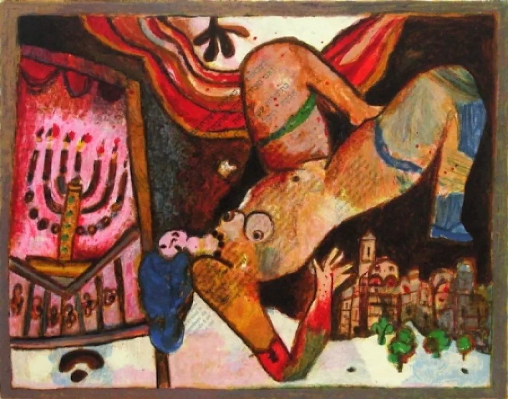 石版画 Tobiasse - Le cantique des cantiques III