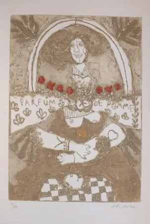 金刚砂版画 Tobiasse - Parfum de pomme