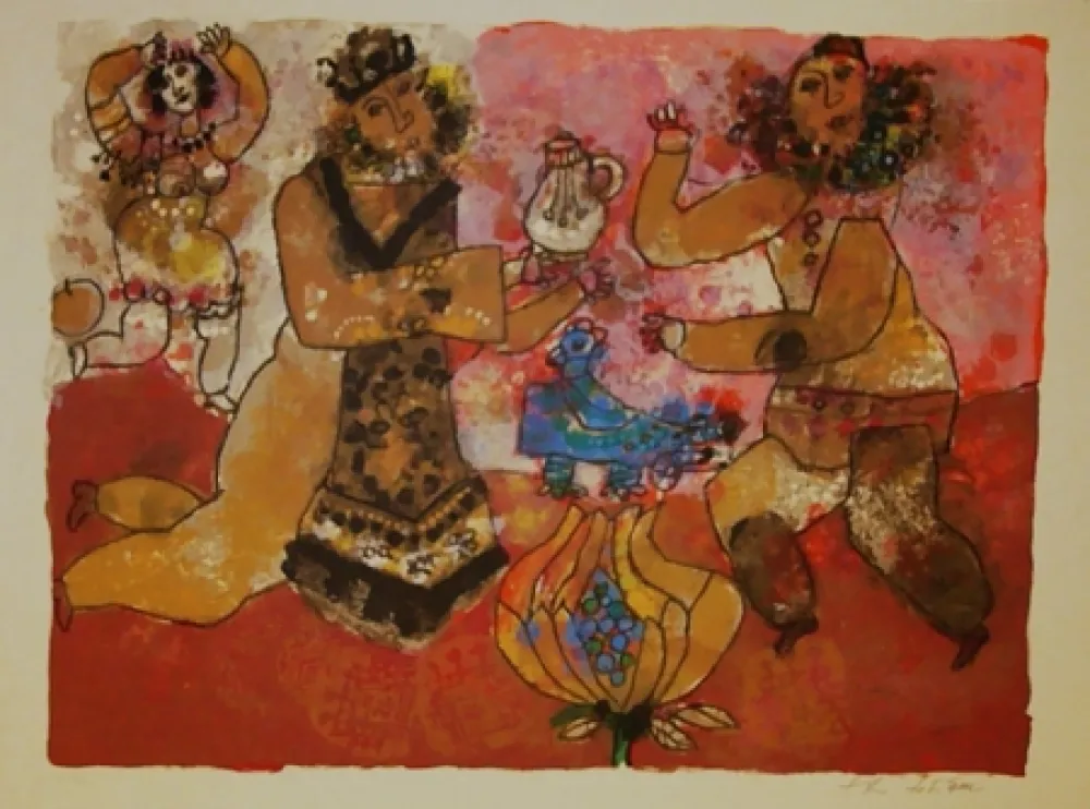 石版画 Tobiasse - Sans titre