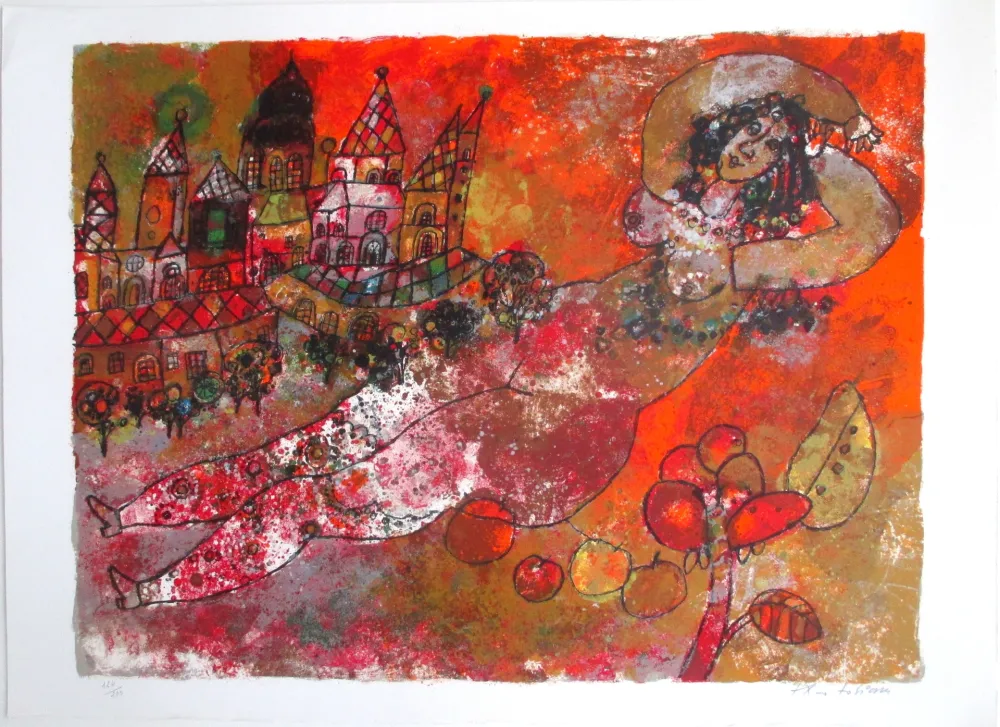 石版画 Tobiasse - The song of songs 1