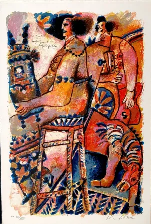 石版画 Tobiasse - Une route longue comme un miroir fertile