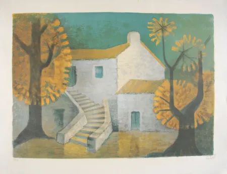 石版画 Toffoli - La Maison Corse
