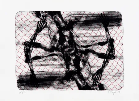 石版画 Toguo - Belly Dancing