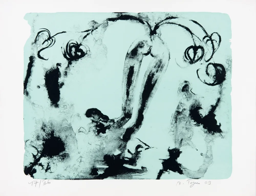 石版画 Toguo - Gardening her Difference