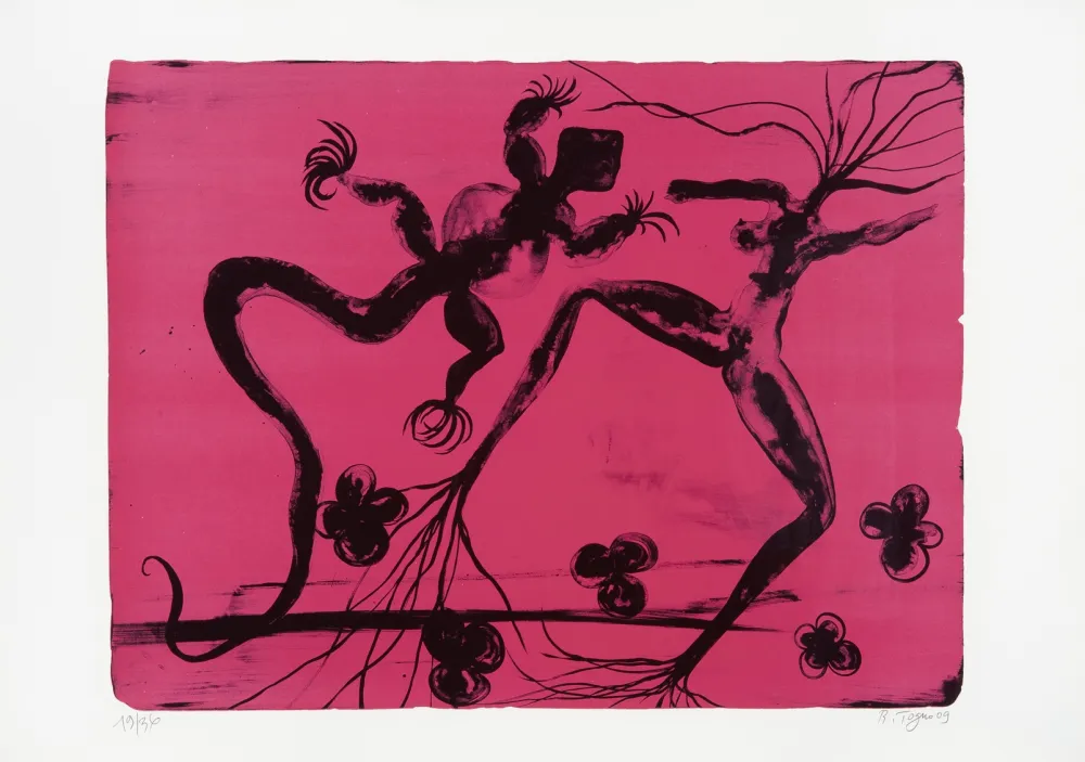 石版画 Toguo - Metamorphosis at Dawn