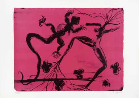 石版画 Toguo - Metamorphosis at Dawn