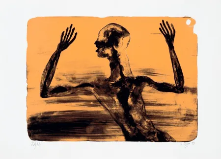 石版画 Toguo - Soundless scream